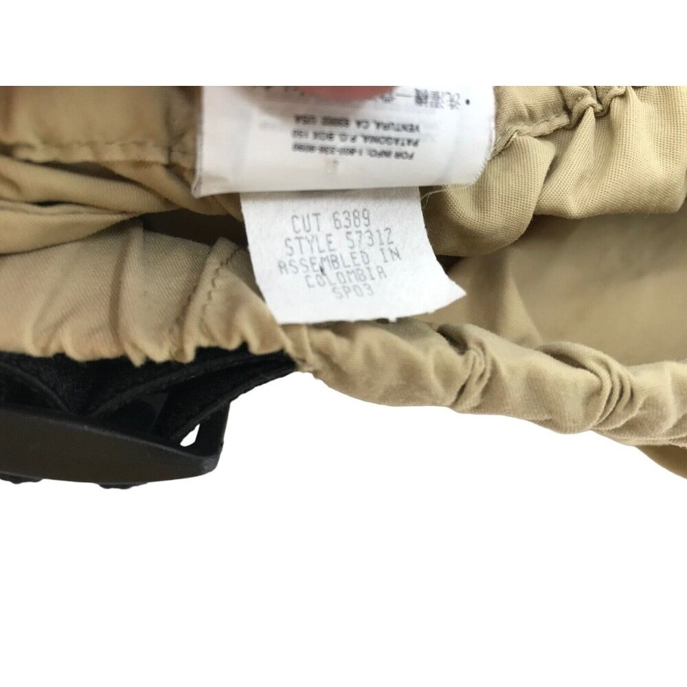 Patagonia Shorts Mens Size Large Baggies Khaki Elastic Belt Unlined Pockets - Picture 8 of 11